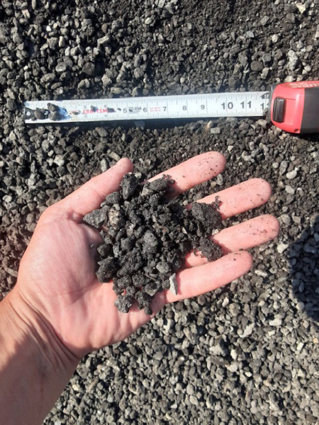 1 half Inch Asphalt Millings 2