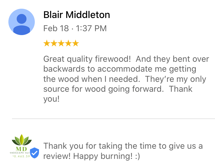 Firewood Delivery Review